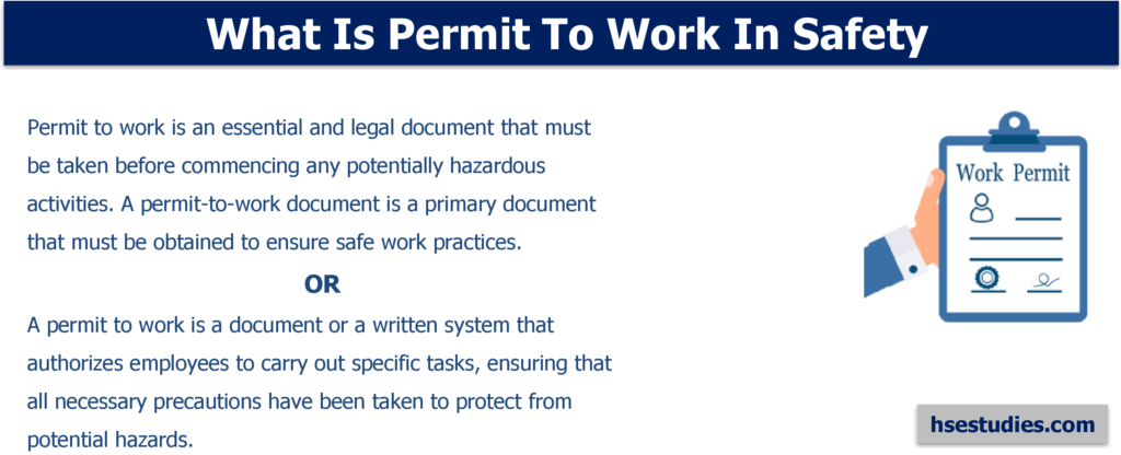 What Is Permit To Work In Safety